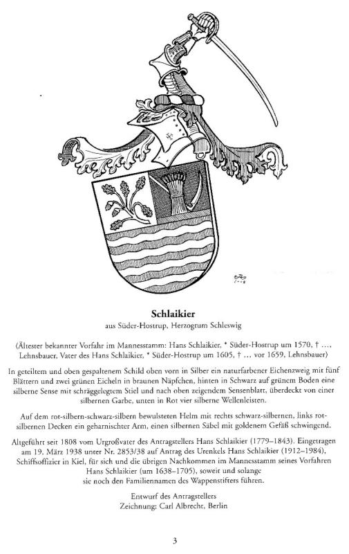 Schlaikjer Coat of Arms