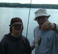 Ross, his grandfather, and his fish