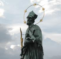 Charles Bridge saint